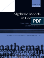 Algebraic Models in Geometry