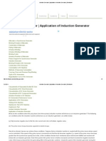 Induction Generator - Application of Induction Generator - Electrical4u