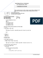 Matematical Physics: Coordinate System Polar Coordinate