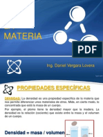 Propiedades Especificas de La Materia