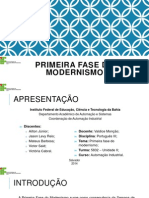 Primeira Fase Do Modernismo