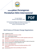 (Laswin) Kebijakan Penanganan Perubahan Iklim Internasional