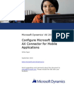 Configure Microsoft Dynamics AX Connector For Mobile Applications