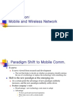 Mobile and Wireless Network