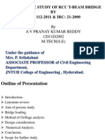 Comparative Study of RCC T-Beam Bridge by