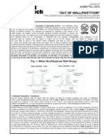 "Out of Wall/Partition": Fire Damper and Combination Fire/Smoke Damper