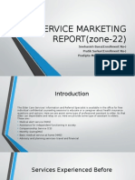 SERVICE MARKETING REPORT (Zone-22)