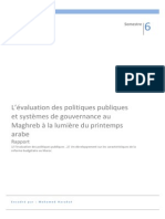 L'évaluation Des Politiques Publiques