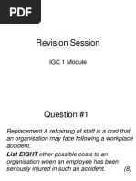 IGC Revision Questions