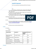 Dynamic Target ROT Adjustment