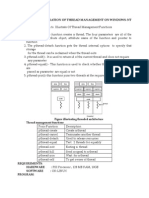 Experiment 35: Illustration of Thread Management On Windows-Nt AIM: To Write A Program To Illustrate of Thread Management Functions Theory