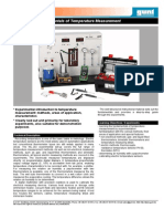 Fundamentals of Temperature Measurement