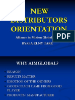 NEW Distributors Orientation: Alliance in Motion Global, Inc. By:G.A Elny Tare