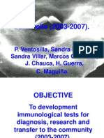 Bartonella (2003-2007) .: P. Ventosilla, Sandra Palma, Sandra Villar, Marcos Gonzales, J. Chauca, H. Guerra, C. Maguiña