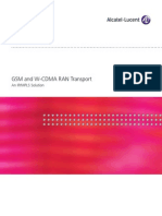 GSM and W-CDMA RAN Transport: An IP/MPLS Solution