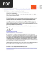 2010-01-12 Huminski V Rutland Police Department (1:99 - cv-160) Letter To Prof Fallon Harvard Law in Re: Two False Huminski NEFs