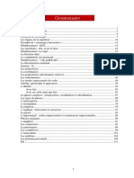 Bilan de Grammaire Française