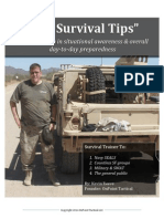 Top Survival Tips - Kevin Reeve - OnPoint Tactical PDF