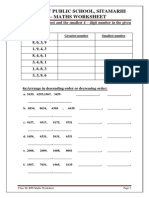 III Maths Worksheets