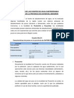 Evaluacion de Fuentes de Agua Subterranea El La Provincia Datem Del Marañon Loreto