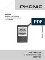 PAA3 Analyzer Manual