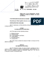 Lei Complementar 096-2010 - Organização e Divisão Judiciarias Do Estado Da Paraiba (Art. 187 A 198)