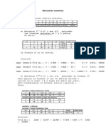 Derivacion e Integracion Numerica - Ejercicios Resueltos