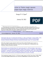 George PH Styan - An Introduction To Yantra Magic Squares & Agrippa-Type Magic Matrices (72pp)