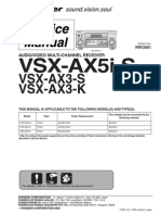 Pioneer VSX - AX5I - AX3 PDF