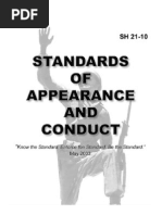 Army - SH 21-10 - Standards of Appearance and Conduct