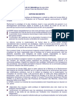 LOI #2004-009 Du 26 Juillet 2004 Portant Sur Le Code Des Marchés Publics de Madagascar