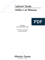 Gabriel Tarde - A Opinião e As Massas PDF