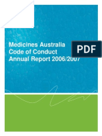 Code Conduct Annual Report 2007