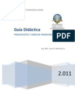 Guia Presupuesto y Analisis Financiero