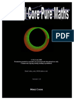 A Level Core Pure Maths by Michael Cook PDF