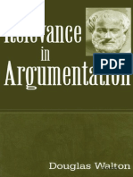 Douglas Walton Relevance in Argumentation 2003 PDF