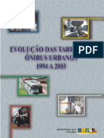 A Evolução Das Tarifas de Ônibus PDF