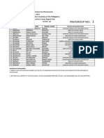 Pharmacist 01-2015 Room Assignment