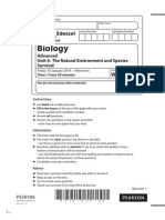 Edexcel IAL Biology Unit-4 January 2014 Question Paper