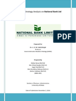 A Business Strategy Analysis On National Bank LTD: Dr. A. K. M. Saiful Majid