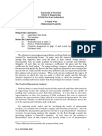 V-Notch Weir (Dimensional Analysis) Briefing Sheet