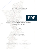 Senda de Lucas Bridges - Antecedentes para Declaracion de La Senda Lucas Bridges