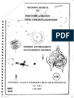 Training Manual On Phytoplankton Identification Taxonomy