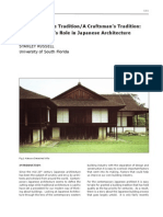 An Architecture Tradition/A Craftsman's Tradition: The Craftsman's Role in Japanese Architecture