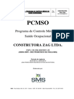 Pcmso Construtora Zag - Oliveira 2013