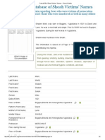 The Central Database of Shoah Victims' Names: Shalom Moric