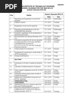 Academic Calender 2014-15