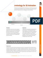 Common Terminology For 3D Animation: Keyframe Timeline