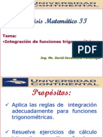 Integracion de Funciones Trigonometricas PDF