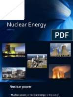 Nuclear Energy